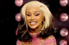 👀🔥 CARDI B GOES NAKED DRESS! E